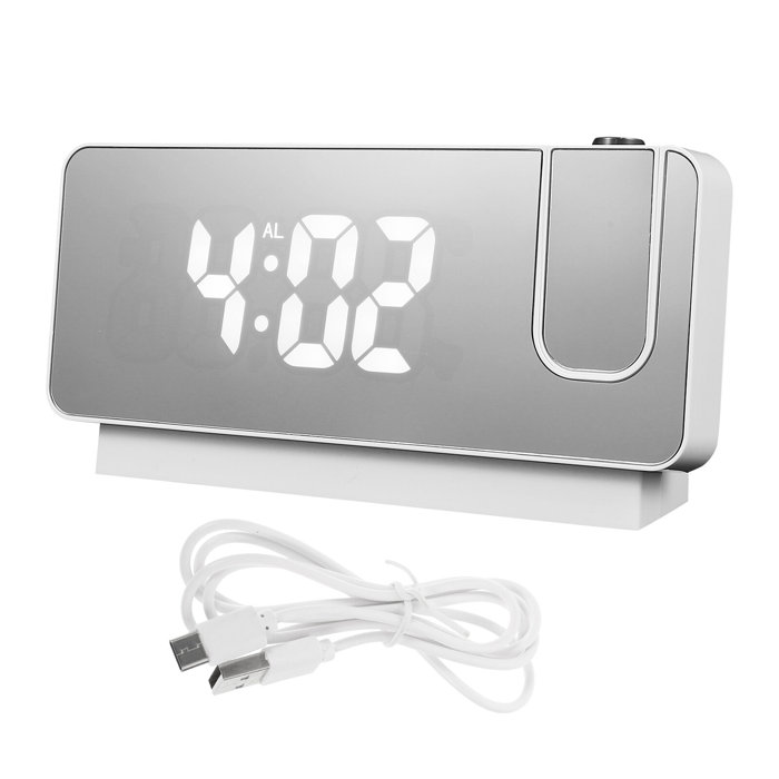 Ebern Designs Digital Electric Tabletop Clock with Alarm Wayfair